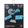 NFL Detroit Lions 5-pak Jibbitz-skovedhæng NFL Detroit Lions 5-pak Jibbitz-skovedhæng