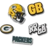 NFL Green Bay Packers 5-pak Jibbitz-sko-vedhæng NFL Green Bay Packers 5-pak Jibbitz-sko-vedhæng