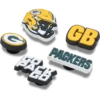 NFL Green Bay Packers 5-pak Jibbitz-sko-vedhæng NFL Green Bay Packers 5-pak Jibbitz-sko-vedhæng