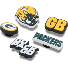 NFL Green Bay Packers 5-pak Jibbitz-sko-vedhæng