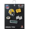 NFL Green Bay Packers 5-pak Jibbitz-sko-vedhæng NFL Green Bay Packers 5-pak Jibbitz-sko-vedhæng