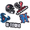NFL Houston Texans 5-pak Jibbitz-skovedhæng