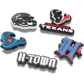 NFL Houston Texans 5-pak Jibbitz-skovedhæng