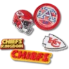 NFL Kansas City Chiefs 5-pak Jibbitz-skovedhæng NFL Kansas City Chiefs 5-pak Jibbitz-skovedhæng