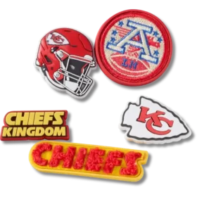 NFL Kansas City Chiefs 5-pak Jibbitz-skovedhæng