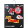 NFL Kansas City Chiefs 5-pak Jibbitz-skovedhæng NFL Kansas City Chiefs 5-pak Jibbitz-skovedhæng