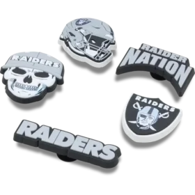 NFL Las Vegas Raiders 5-pak Jibbitz-sko-vedhæng
