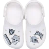 NFL Las Vegas Raiders 5-pak Jibbitz-sko-vedhæng NFL Las Vegas Raiders 5-pak Jibbitz-sko-vedhæng