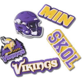 NFL Minnesota Vikings 5-pak Jibbitz-sko-vedhæng