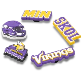 NFL Minnesota Vikings 5-pak Jibbitz-sko-vedhæng