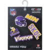 NFL Minnesota Vikings 5-pak Jibbitz-sko-vedhæng