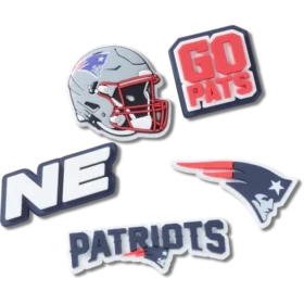 NFL New England Patriots 5-pak Jibbitz-skovedhæng