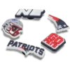 NFL New England Patriots 5-pak Jibbitz-skovedhæng NFL New England Patriots 5-pak Jibbitz-skovedhæng