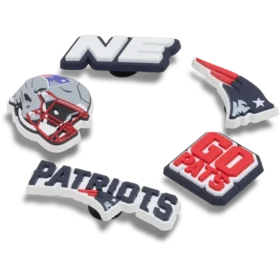 NFL New England Patriots 5-pak Jibbitz-skovedhæng