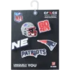 NFL New England Patriots 5-pak Jibbitz-skovedhæng NFL New England Patriots 5-pak Jibbitz-skovedhæng