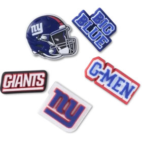 NFL New York Giants 5-pak Jibbitz-sko-vedhæng