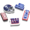 NFL New York Giants 5-pak Jibbitz-sko-vedhæng NFL New York Giants 5-pak Jibbitz-sko-vedhæng