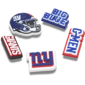 NFL New York Giants 5-pak Jibbitz-sko-vedhæng