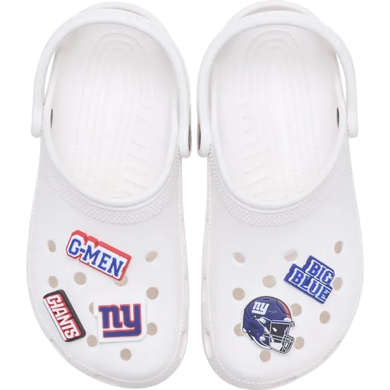 NFL New York Giants 5-pak Jibbitz-sko-vedhæng NFL New York Giants 5-pak Jibbitz-sko-vedhæng