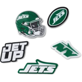 NFL New York Jets 5-pak Jibbitz-sko-vedhæng