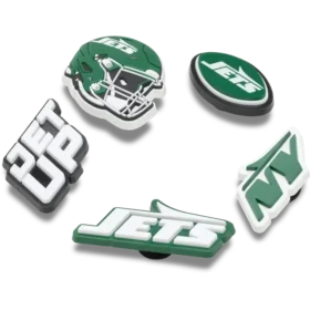 NFL New York Jets 5-pak Jibbitz-sko-vedhæng