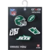 NFL New York Jets 5-pak Jibbitz-sko-vedhæng NFL New York Jets 5-pak Jibbitz-sko-vedhæng
