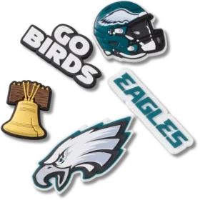 NFL Philadelphia Eagles 5-pak Jibbitz-skovedhæng