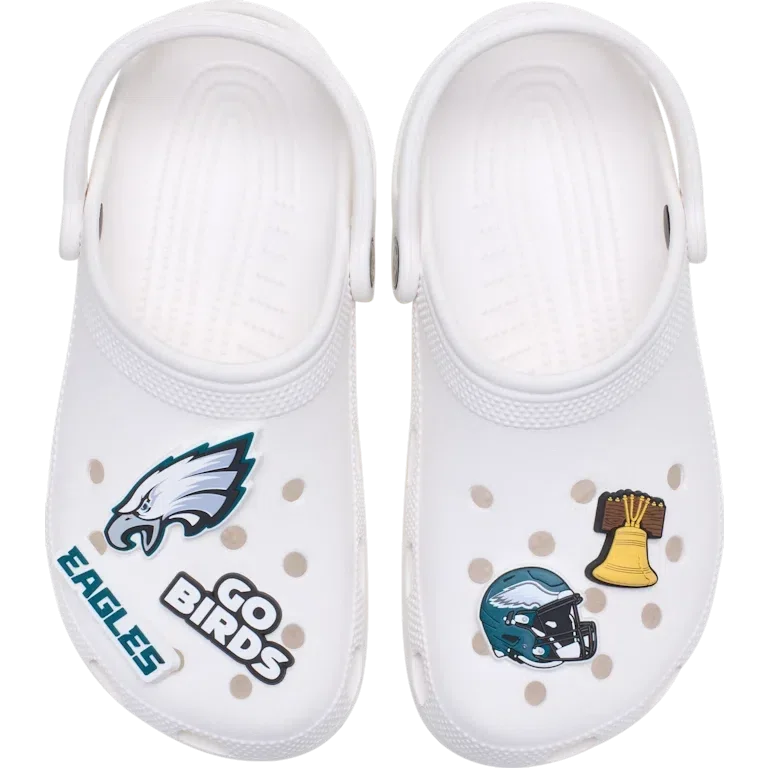 NFL Philadelphia Eagles 5-pak Jibbitz-skovedhæng NFL Philadelphia Eagles 5-pak Jibbitz-skovedhæng