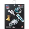 NFL Philadelphia Eagles 5-pak Jibbitz-skovedhæng NFL Philadelphia Eagles 5-pak Jibbitz-skovedhæng