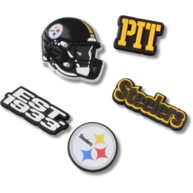 NFL Pittsburgh Steelers 5-pak Jibbitz-skovedhæng