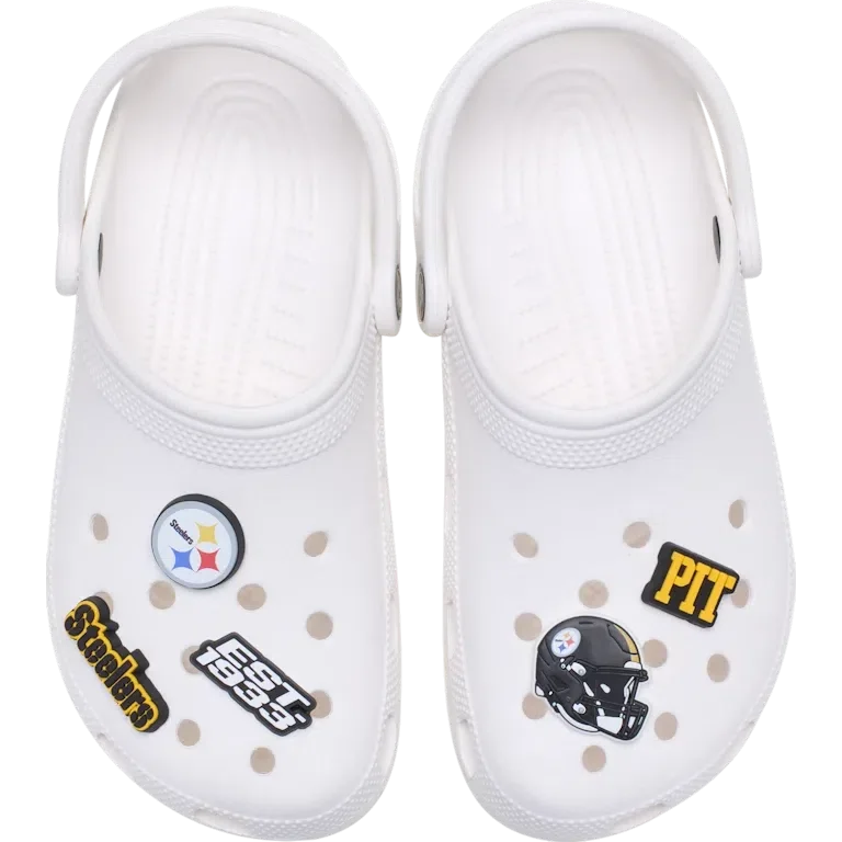 NFL Pittsburgh Steelers 5-pak Jibbitz-skovedhæng NFL Pittsburgh Steelers 5-pak Jibbitz-skovedhæng