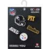 NFL Pittsburgh Steelers 5-pak Jibbitz-skovedhæng NFL Pittsburgh Steelers 5-pak Jibbitz-skovedhæng