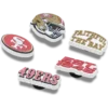 NFL San Francisco 49ers 5-pak Jibbitz-skovedhæng NFL San Francisco 49ers 5-pak Jibbitz-skovedhæng