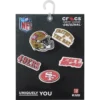 NFL San Francisco 49ers 5-pak Jibbitz-skovedhæng NFL San Francisco 49ers 5-pak Jibbitz-skovedhæng