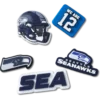 NFL Seattle Seahawks 5-pak Jibbitz-vedhæng
