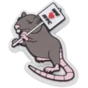 Nyc Rats Run the City Jibbitz-vedhæng
