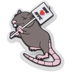 Nyc Rats Run the City Jibbitz-vedhæng