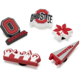 Ohio State University 5-pak Jibbitz-vedhæng