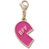 Pink glitter BFF-charm til venstre Jibbitz-skovedhæng Pink glitter BFF-charm til venstre Jibbitz-skovedhæng