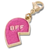 Pink glitter BFF-charm til venstre Jibbitz-skovedhæng Pink glitter BFF-charm til venstre Jibbitz-skovedhæng