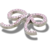 Pink Glittery Bow Jibbitz™-vedhæng