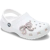 Pink Glittery Bow Jibbitz™-vedhæng
