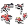 Pixar Incredibles 5-pak Jibbitz-vedhæng