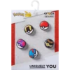 Poke Ball 5-pak Jibbitz-vedhæng