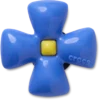 Puffy Blue Flower Jibbitz™-vedhæng