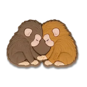 Punch the Monkey and His Bestie Jibbitz-sko-skovedhæng