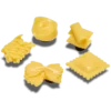 Realistiske pasta-Jibbitz-vedhæng, 5-pak
