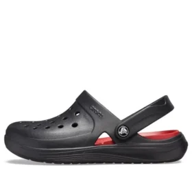 Reviva strand-sandaler sort rød