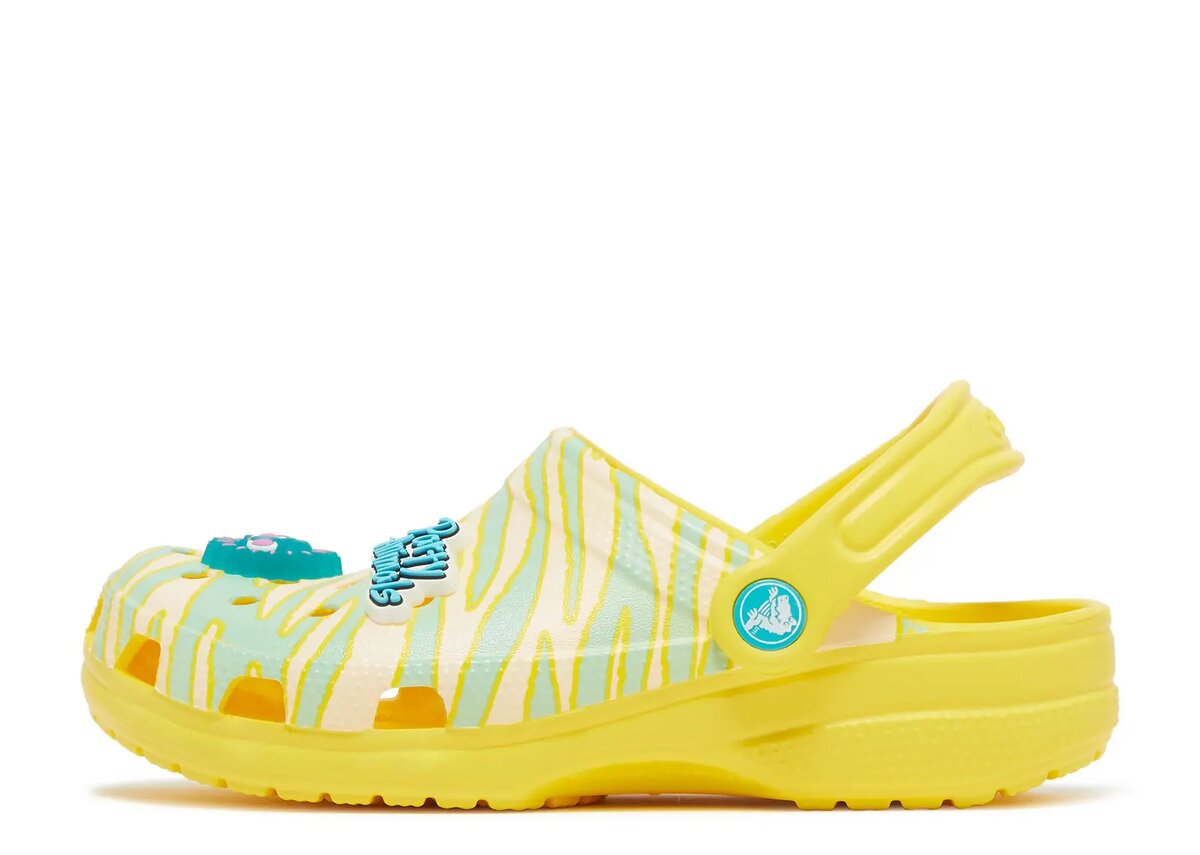 Ron English x Classic Clog Kids ‘Party Animals – Zebra Lemon’ Ron English x Classic Clog Kids ‘Party Animals – Zebra Lemon’