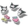 Sanrio Kuromi 5-pak Jibbitz-vedhæng
